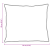 Perne 2 pcs Alb 60 x 70 cm 130gsm 100% bumbac GartenMobel Dekor