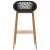 Set mobilier de bar, 7 piese, negru GartenMobel Dekor