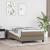 Saltea cu arcuri buzunar de copii, gri taupe 80x160 cm textil GartenMobel Dekor