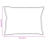 Perne 2 pcs Alb 50 x 70 cm 130gsm 100% bumbac GartenMobel Dekor