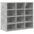 Dulap pentru pantofi cu raft Gri Betonal 52.5 x 30 x 50 cm GartenMobel Dekor