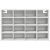Dulap pentru pantofi Alb 52.5 x 30 x 50 cm Lemn compozit GartenMobel Dekor