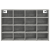 Dulap pentru pantofi cu raft Gri Betonal 52.5 x 30 x 50 cm GartenMobel Dekor