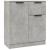 Dulap, gri beton, 60x30x70 cm, lemn prelucrat GartenMobel Dekor