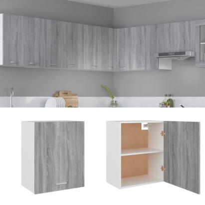 Dulap suspendat “Lyon”, gri sonoma, 50x31x60 cm, lemn prelucrat GartenMobel Dekor