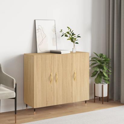 Dulap, stejar sonoma, 90x34x80 cm, lemn compozit GartenMobel Dekor