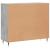 Dulap, gri beton, 90x34x80 cm, lemn compozit GartenMobel Dekor