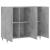 Dulap, gri beton, 90x34x80 cm, lemn compozit GartenMobel Dekor