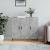 Dulap, gri beton, 90x34x80 cm, lemn compozit GartenMobel Dekor