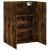 Dulap montat pe perete, stejar fumuriu, 69,5x34x90 cm GartenMobel Dekor