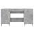 Birou, gri beton, 140x50x75 cm, lemn compozit GartenMobel Dekor