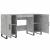 Birou, gri beton, 140x50x75 cm, lemn compozit GartenMobel Dekor