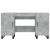 Birou, gri beton, 140x50x75 cm, lemn compozit GartenMobel Dekor