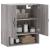 Dulap de perete, gri sonoma, 60x31x70 cm, lemn compozit GartenMobel Dekor