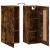 Dulap de perete, stejar fumuriu, 34,5x34x90 cm, lemn prelucrat GartenMobel Dekor