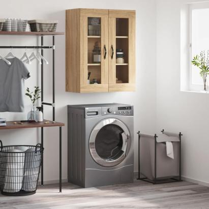 Dulap TV pe perete stejar sonoma, 69,5x34x90 cm, lemn prelucrat GartenMobel Dekor