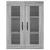 Dulap pe perete, sonoma gri, 69,5x34x90 cm, lemn prelucrat GartenMobel Dekor