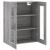 Dulap pe perete, sonoma gri, 69,5x34x90 cm, lemn prelucrat GartenMobel Dekor