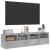 Comode TV de perete, 2 buc., gri beton, 60x30x30 cm, lemn GartenMobel Dekor