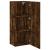 Comodă TV de perete stejar fumuriu 40,5x30x102cm lemn prelucrat GartenMobel Dekor
