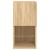Comode TV cu lumini LED, 2 buc., stejar sonoma, 30,5x30x60 cm GartenMobel Dekor