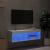 Comodă TV cu lumini LED, alb, 100x30x30 cm GartenMobel Dekor