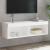 Comodă TV cu lumini LED, alb, 100x30x30 cm GartenMobel Dekor