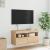 Comodă TV de perete cu lumini LED, stejar sonoma, 80x30x40 cm GartenMobel Dekor
