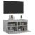 Comodă TV de perete cu lumini LED, gri beton, 80x30x40 cm GartenMobel Dekor