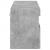 Comodă TV de perete cu lumini LED, gri beton, 80x30x40 cm GartenMobel Dekor