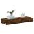 Comode TV cu lumini LED, 2 buc., stejar fumuriu, 60x35x15,5 cm GartenMobel Dekor