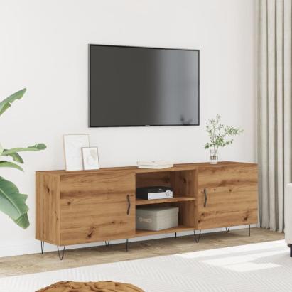 Dulap TV, stejar artizanal, 150x30x50 cm, lemn prelucrat GartenMobel Dekor