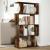 Bibliotecă/separator 4 niveluri stejar fumuriu 70x24x129cm lemn GartenMobel Dekor