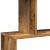 Bibliotecă/separator 4 niveluri lemn vechi 70x24x129cm lemn GartenMobel Dekor