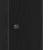 Dulap de baie cu suport role, negru, 20,5x22x72 cm GartenMobel Dekor