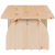 Masă de cafea Natural 80 x 50 x 31 cm Lemn de brad solid GartenMobel Dekor