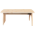 Masă de cafea Natural 80 x 50 x 31 cm Lemn de brad solid GartenMobel Dekor