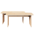 Masă de cafea 2 pcs Natural 100 x 69 x 35.5 cm GartenMobel Dekor