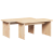Masă de cafea 2 pcs Natural 100 x 69 x 35.5 cm GartenMobel Dekor