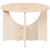 Masă de cafea Natural 50 x 50 x 35 cm Lemn de brad solid GartenMobel Dekor