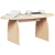 Masă de cafea Natural 80 x 40 x 35 cm Lemn de brad solid GartenMobel Dekor