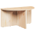 Masă de cafea 2 pcs Natural 79 x 39.5 x 40 cm GartenMobel Dekor