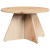 Masă de cafea 3 pcs Natural 49 x 49 x 30 cm Lemn de brad solid GartenMobel Dekor