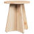 Masă de cafea 3 pcs Natural 49 x 49 x 30 cm Lemn de brad solid GartenMobel Dekor