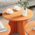 Masă de cafea 3 pcs Maroniu cerat 49 x 49 x 30 cm GartenMobel Dekor