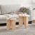 Masă de cafea 2 pcs Natural 41.5 x 41.5 x 44 cm GartenMobel Dekor