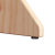Masă de cafea 2 pcs Natural 46 x 46 x 47 cm Lemn de brad solid GartenMobel Dekor