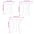 Masă de cafea 3 pcs Natural 46 x 46 x 47 cm Lemn de brad solid GartenMobel Dekor