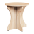 Masă de cafea 3 pcs Natural 46 x 46 x 47 cm Lemn de brad solid GartenMobel Dekor