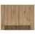 Dulap pentru TV pe Perete Stejar artisanal 120 x 23.5 x 90 cm GartenMobel Dekor